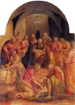 Attribuiti a El Greco, Episodi della Passione di Cristo - La lavanda dei piedi.