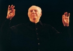 Dario Fo, premio Nobel per la letteratura nel 1998, ha concluso i lavori del convegno L'Immaginario Contemporaneo con una performance teatrale.