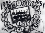 Cartolina commemorativa della stagione 1950-51.