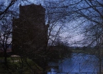 Torre Abate in una suggestiva immagine scattata dall'autore, nel marzo di quest'anno.