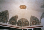 Altri particolari degli affreschi recuperati nel corso dei restauri.