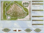 Un esempio dell'interfaccia di consultazione dei CD-Rom: Pianta della città di Ferrara con tutte le strade in propria forma Atlante Penna, N.