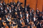 La formazione dei Berliner Philharmoniker, diretta da Claudio Abbado, a Ferrara il 7 maggio 2002.