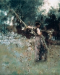 John Singer Sargent, Ragazza di Capri, Boston (Ma), Museum of Fine Arts, lascito di Helen Swift Neilson.