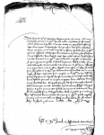 Lettera di credito di 3000 ducati trasmessa dal mercante portoghese Diego Mendes al Duca Ercole II d'Este, il 2 Aprile 1541.