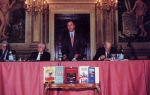 Un'immagine della cerimonia collegata con la consegna del Premio Estense, nell'edizione 1994.