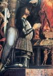 Andrea Mantegna, Ritratto di Francesco Gonzaga (particolare della Madonna della Vittoria), Parigi, Louvre.