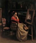Camille Coriot, L'atelier di Corot, 1865-66.