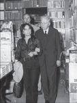 Gabriele Corbo con Eugenio Montale e Annalisa Cima. 