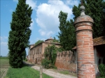 Villa Mensa a Sabbioncello San Vittore: una veduta esterna.