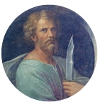 Benvenuto Tisi, detto il Garofalo, San Bartolomeo, Ferrara, Pinacoteca Nazionale, Collezione Massari-Cassa di Risparmio di Ferrara.