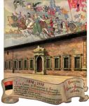 The “Centennial calendar”, publiushed in 1938 to celebrate the centennial of the Cassa di Risparmio di Ferrara.