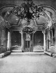 La Sala delle Feste di palazzo Roverella, in una foto degli anni Trenta.