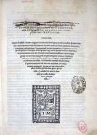 Erasmi Rotherodami Proverbium Chiliades tres, et totidem centuriae, Impressum accuratissime Ferrariae per Ioannem Machionum Bondenum, 1514 (Ferrara, Biblioteca Comunale Ariostea).