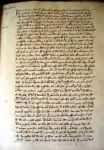 Opening words of the Act of January 12, 1335, by the notary Giovanni Dal Sale (State Archives of Modena)
