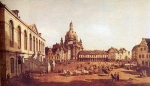 Una veduta di Dresda di Francesco Bellotto, detto il Canaletto, conservata alla Gemälde Galerie.