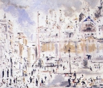 Filippo de Pisis, Piazza San Marco durante la guerra, 1944, coll. privata.
