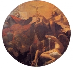 Un'altra delle grandi tele seicentesche del soffitto. 