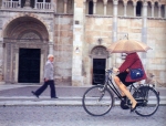 Biciclette e ciclisti a Ferrara nelle giornate del convegno Cities for Cyclists.