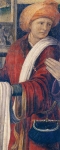 Scuola di Ercole Roberti, Figura maschile con turbante, tempera su tela.