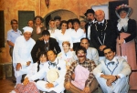 Le compagnie ''Straferrara'', ''Teatro Minore'' e ''I Simoni'', nel 1992.